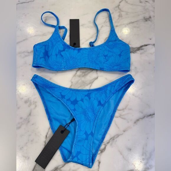 TRIANGL CHEEKY RINA - OCEAN FLORAL NO BAG NEW WITH TAGS - Picture 6 of 9